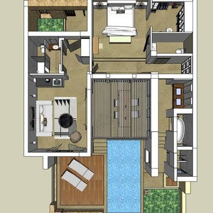 Eagles Resort - Ocean One Bedroom Pool Villa With Private Garden