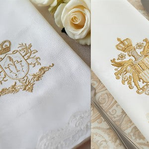 Tovaglioli ricamati personalizzati