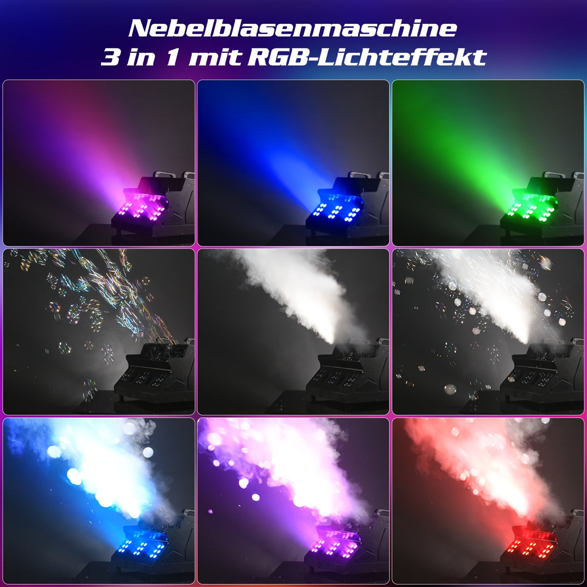 2000W Powerful Smoke Fog Bubble Blower
