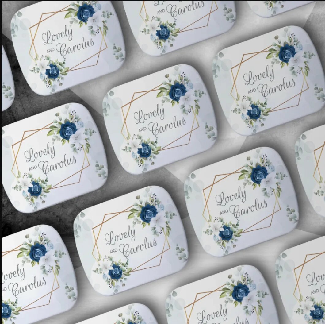 Mint to be Wedding Party Favors Tin Box Custom Design Gift for Guests In Bulk Personalized Photo Print Bridal Shower Engagement