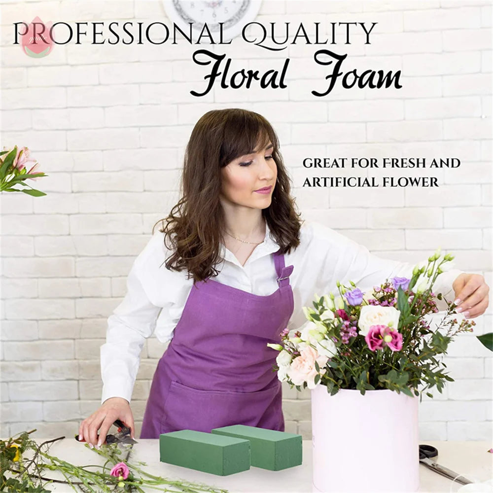 DIY Floral Foam Brick Flower Packing Arranging Flowers Mud Florist Styrofoam Blocks Crafts For Wedding Design Holiday Decoration