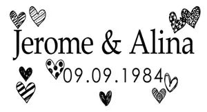 100pcs Personalized Wedding Bubble Tube Labels Custom Clear Bubble Wand Name Stickers Transparent Marriage Decoration Makeup