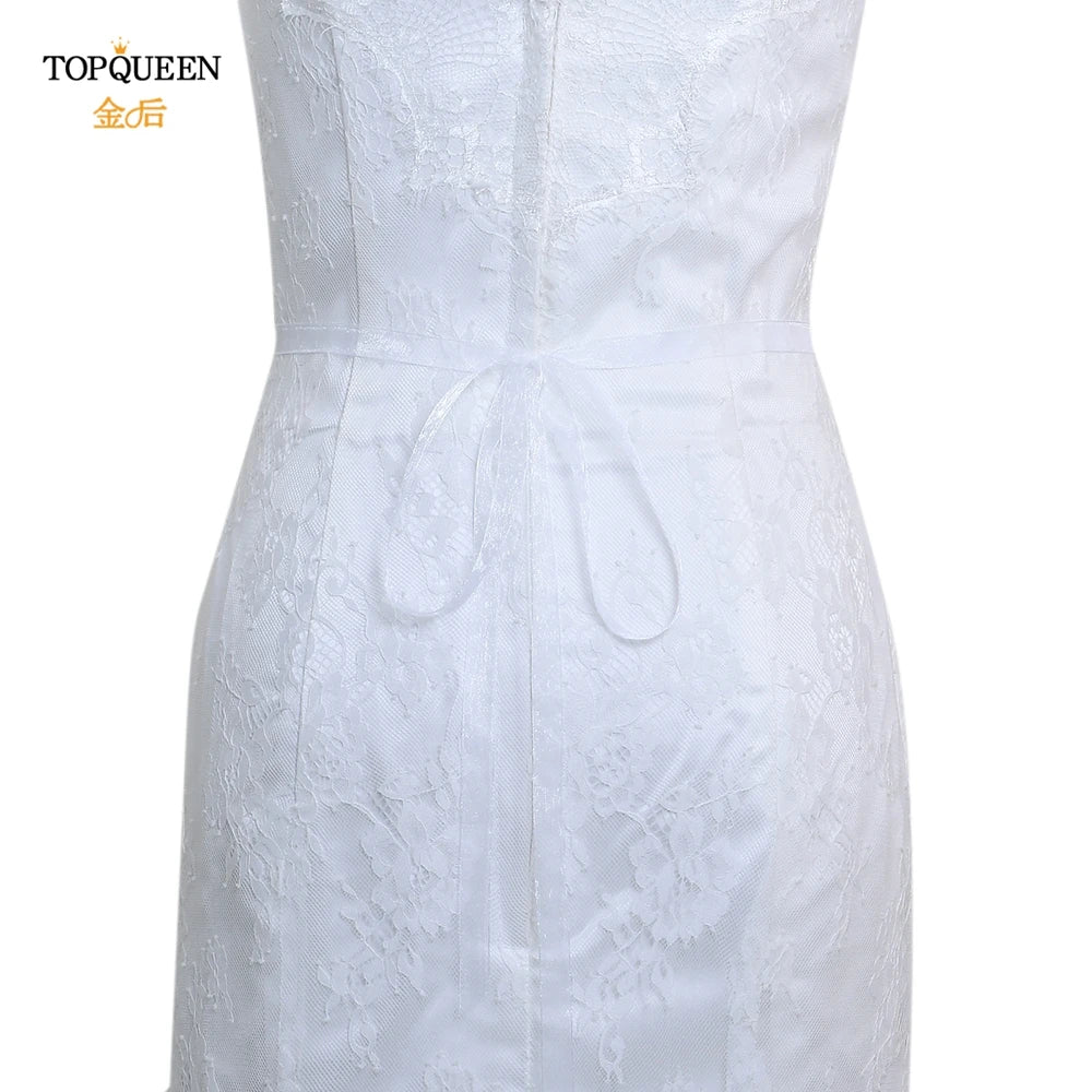 TOPQUEEN S489 Bridal Belt for Women Party Evening Wedding Dresses Sparkly Rhinestone Applique Sash Brides Femal Accessories