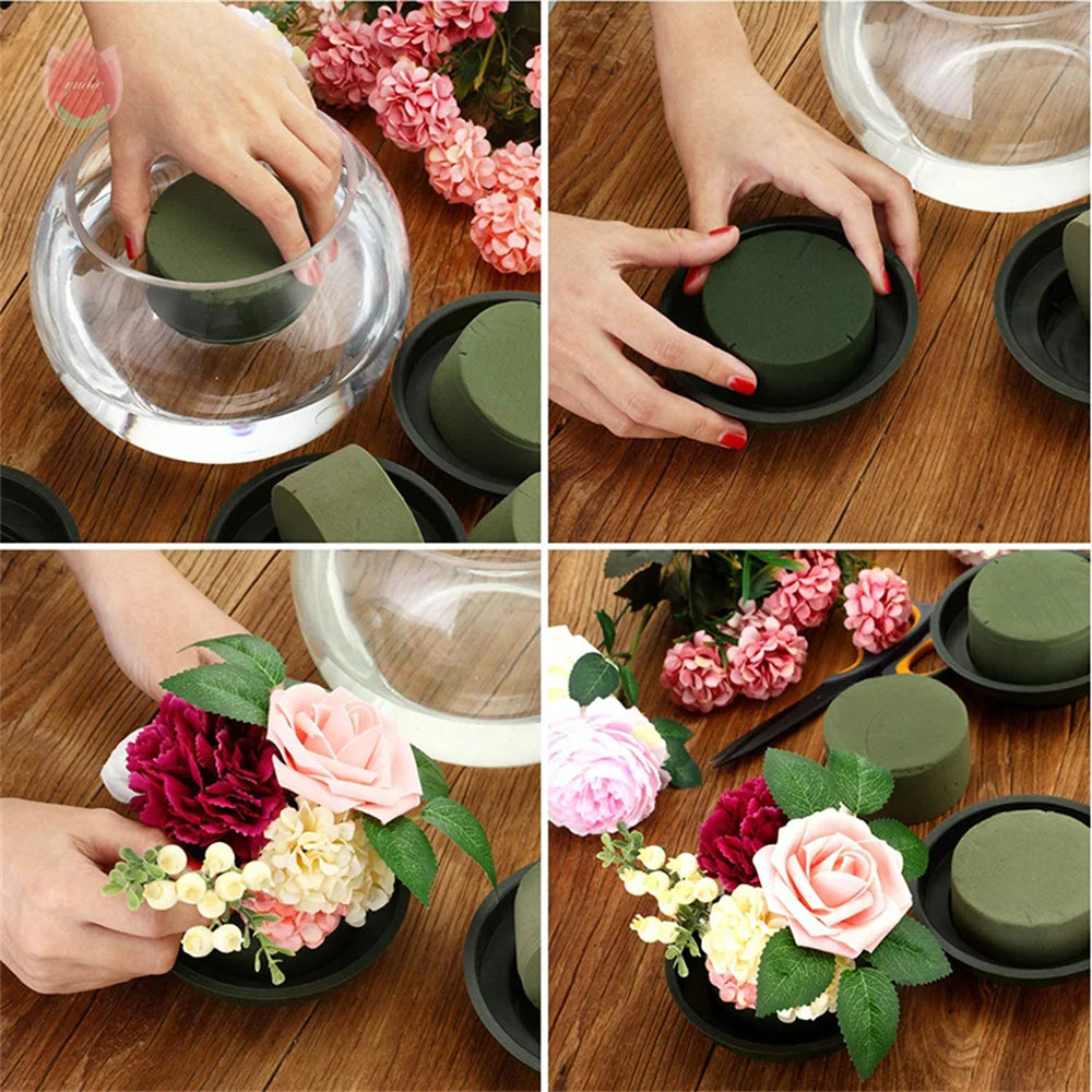 DIY Floral Foam Brick Flower Packing Arranging Flowers Mud Florist Styrofoam Blocks Crafts For Wedding Design Holiday Decoration