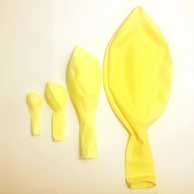 5-36inch Big Matte White Latex Balloons Macarone Color Inflatable Helium Balloon Birthday Party Wedding Decorations Kids Toys