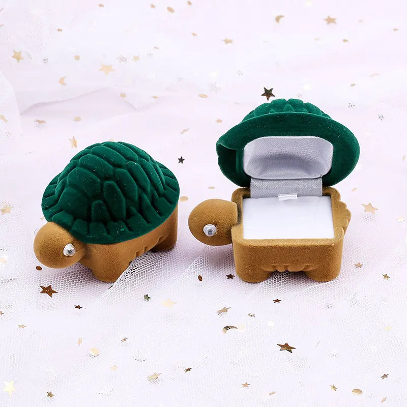 One Piece Velvet Jewelry Box Gift Box Container Wedding Ring Box Ring Case Earrings Holder For Jewelry Display& Jewelry Package