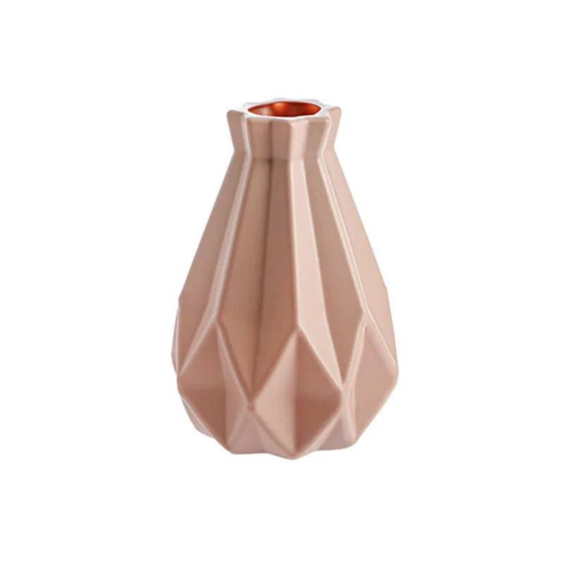 Nordic Style Plastic Vase Ornaments, Flower Arrangement, Home Living Room Decoration, Dried Flower Creative Art, Desktop Decor