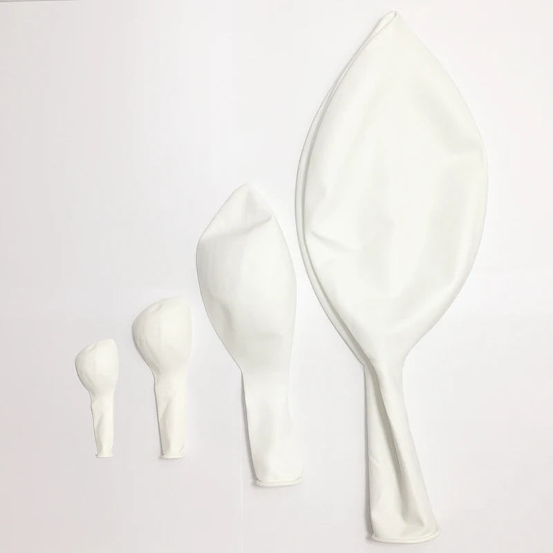 5-36inch Big Matte White Latex Balloons Macarone Color Inflatable Helium Balloon Birthday Party Wedding Decorations Kids Toys