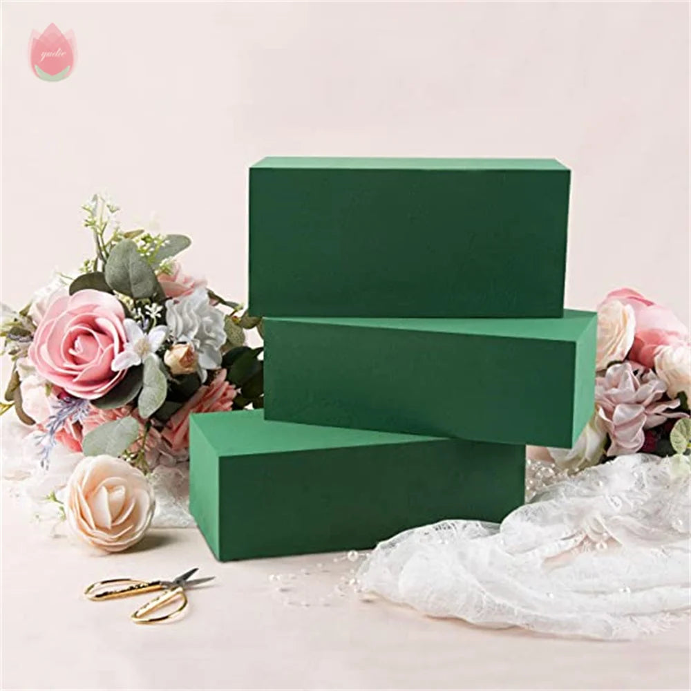 DIY Floral Foam Brick Flower Packing Arranging Flowers Mud Florist Styrofoam Blocks Crafts For Wedding Design Holiday Decoration