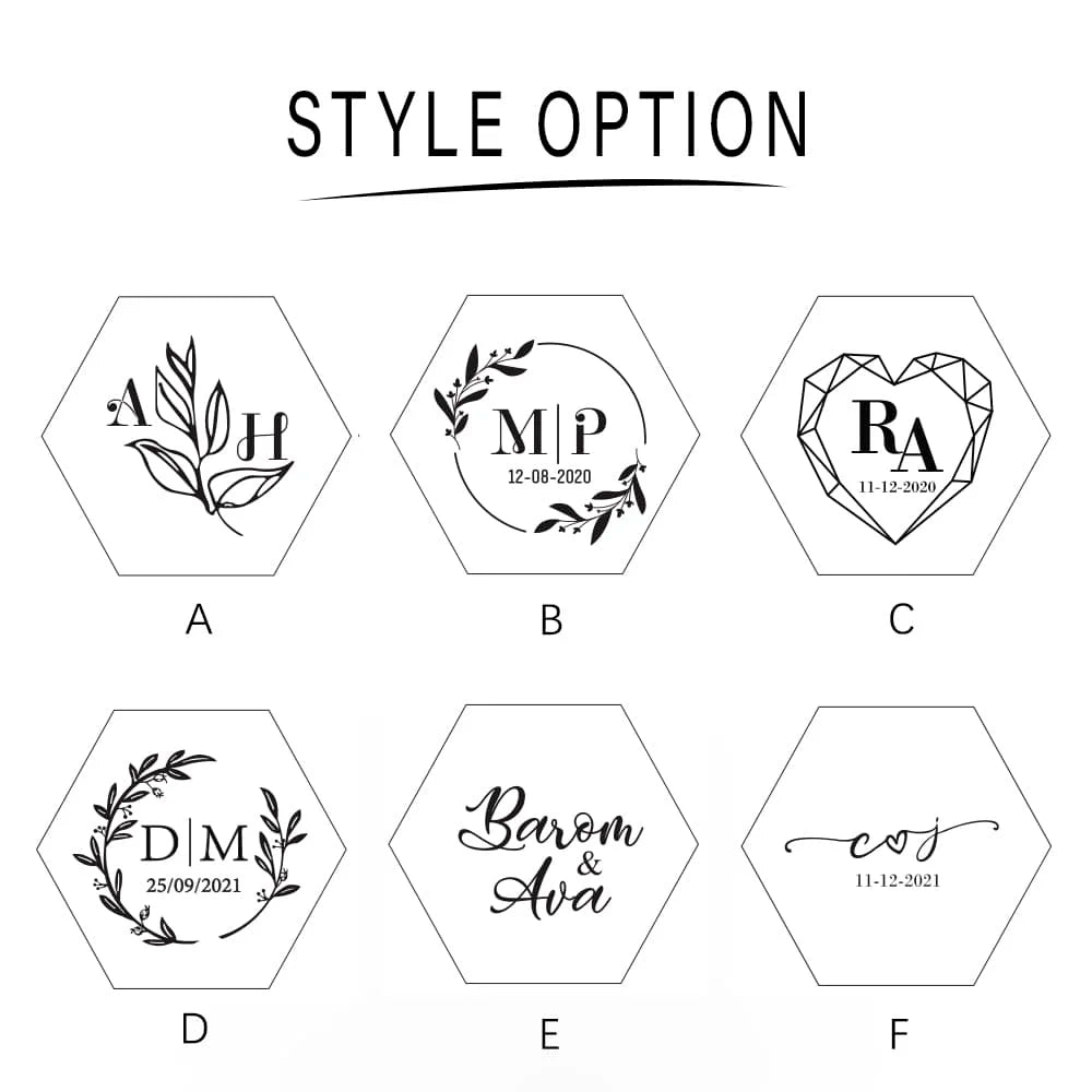Custom Hexagonal Glass Ring Box Geometrical Clear Jewelry Storage Box Eternal Flower ring holder DIY Delicate Wedding Decoration