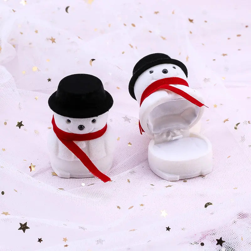 One Piece Velvet Jewelry Box Gift Box Container Wedding Ring Box Ring Case Earrings Holder For Jewelry Display& Jewelry Package