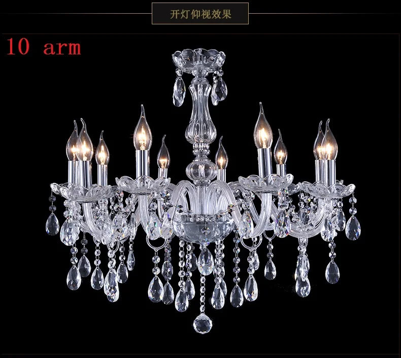 LED K9 Modern Ceiling Lustre Crystal Chandeliers Lustres De Cristal Chandelier AC110V/220V Ceiling Fixture Indoor Pendant Lamp