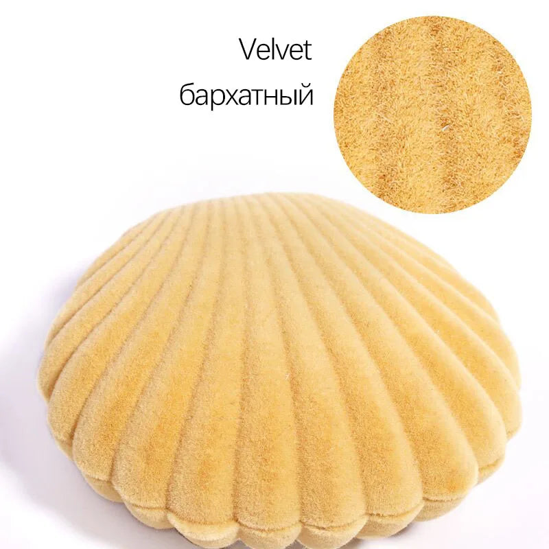 1 Piece Lovely Shell Shape Velvet Jewelry Box Wedding Engagement Ring Box for Earrings Necklace Bracelet Display Gift Box Holder