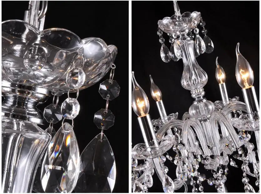 LED K9 Modern Ceiling Lustre Crystal Chandeliers Lustres De Cristal Chandelier AC110V/220V Ceiling Fixture Indoor Pendant Lamp