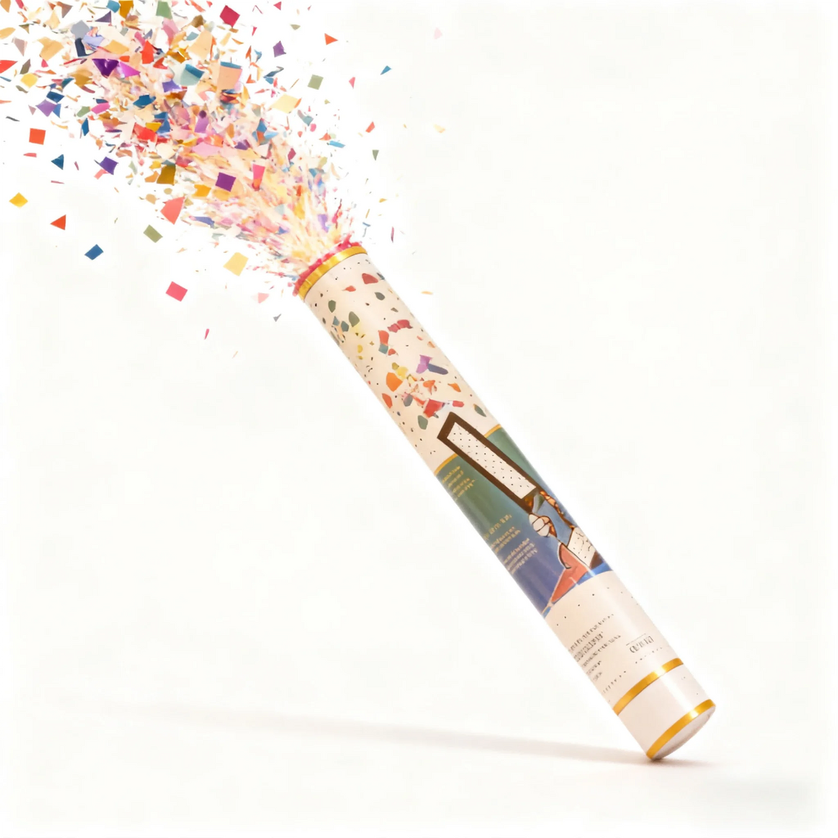 Confetti Wands, Colorful Confetti Shoot Poppers, Tissue Paper Flick Flutter Sticks for Wedding Celebrations, Birthday