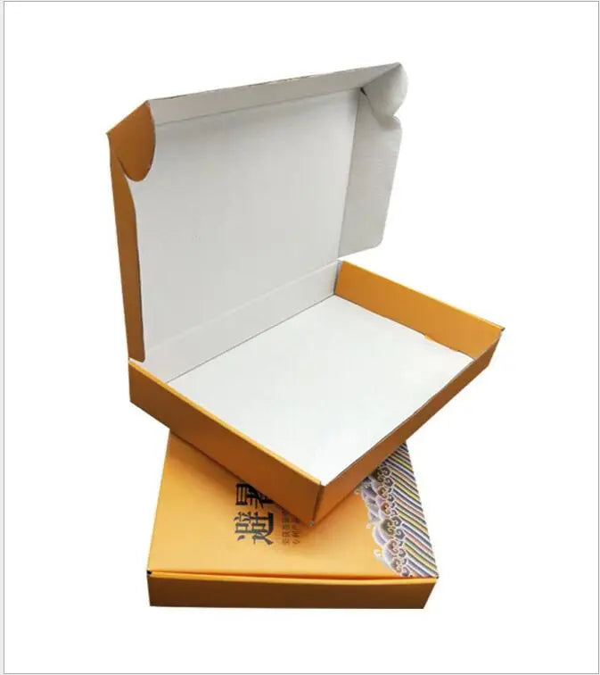 paper box Custom boxes  gift box bag Corrugated paper shipping mailer boxes Printed logo Packaging Clothes shirt Box 100PCS/lot