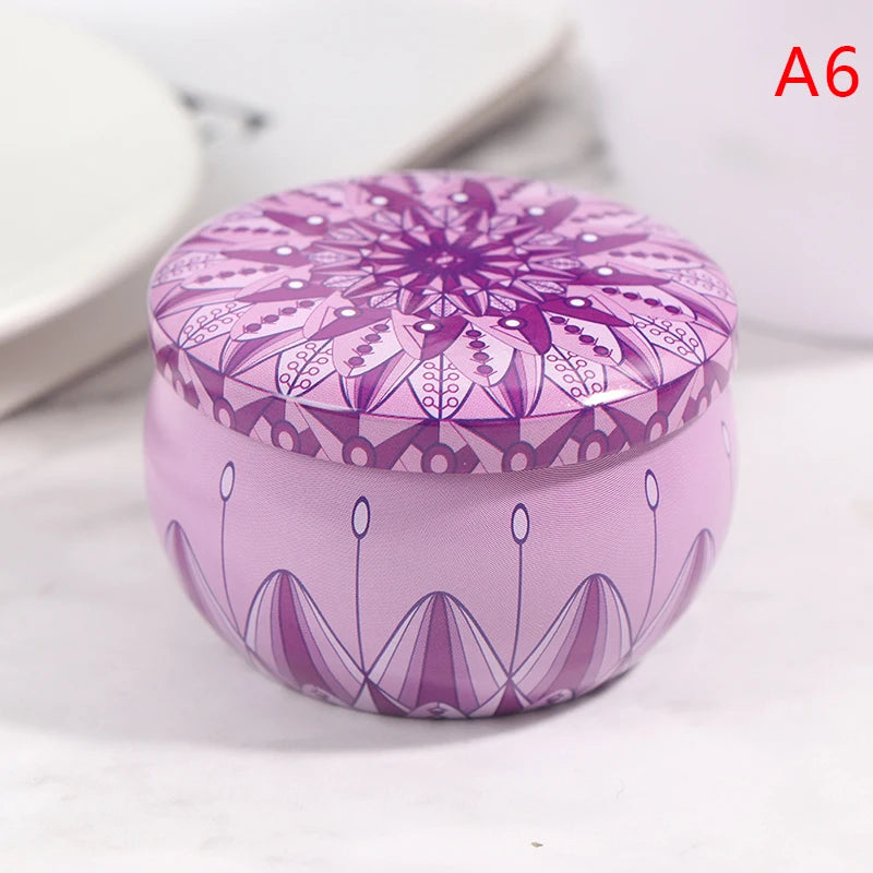 Drum-shaped Jewelry Candy Cookie Box Festive Party Supplies Rose Tea Pot Tin Box Small Fresh Home Garden Personality Jewelry Box