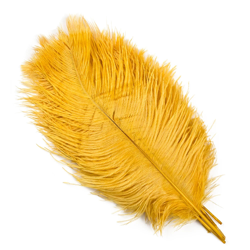 10PCS 15-60cm Big Ostrich Feathers White Ostrich Feather Plumes Carnaval Table Centerpieces Party Wedding Accessories Decoration