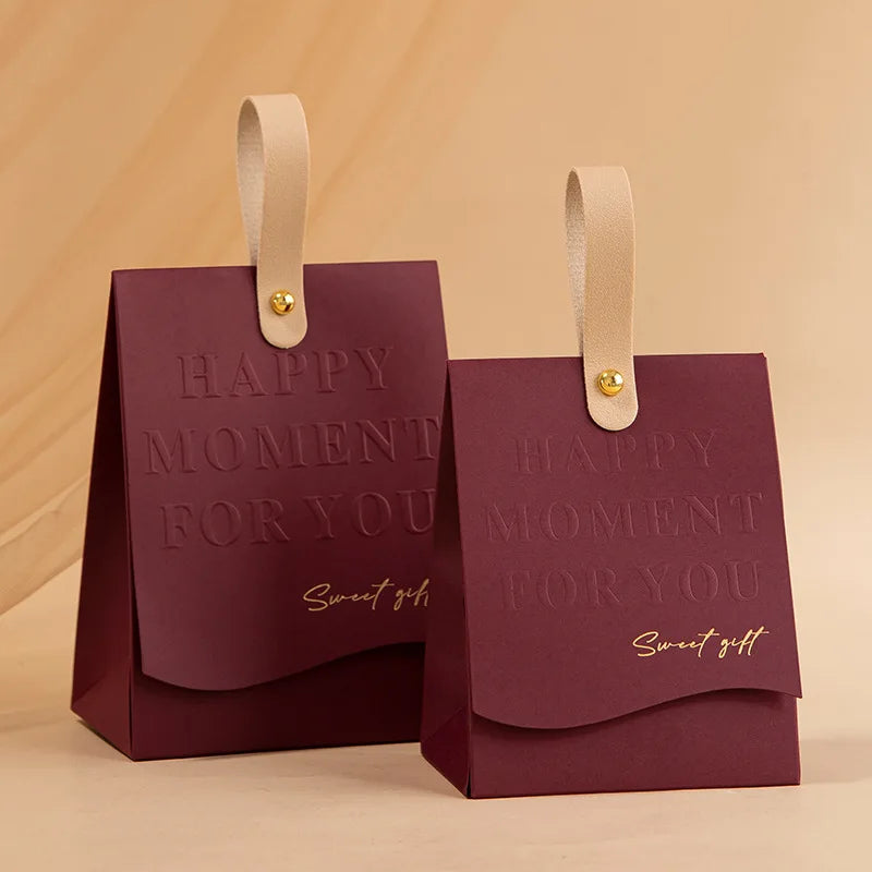 1Pcs Creative Wedding Accompaniment Wedding Candy Handheld Gift Boxes for Party Wedding