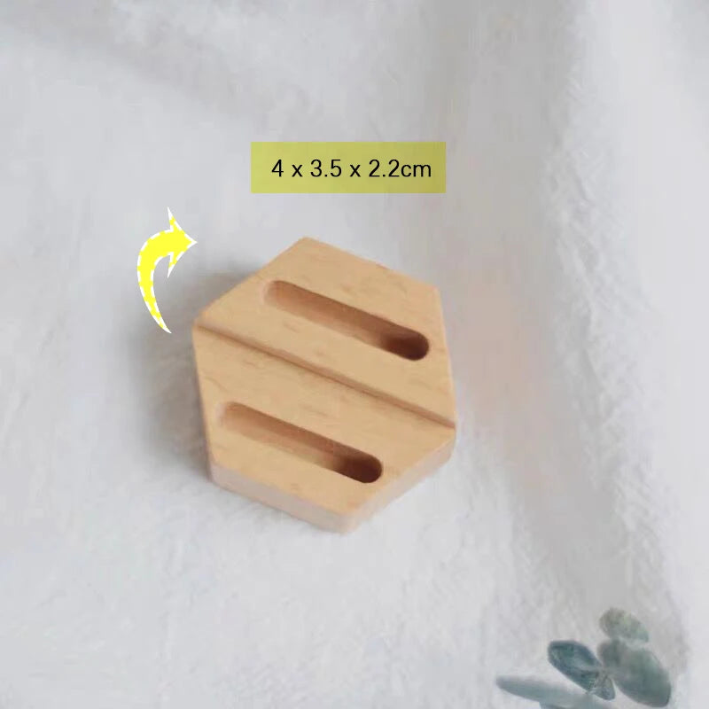 Custom Hexagonal Glass Ring Box Wedding Engagement Valentines Decoration Mr and Mrs Ring Bearer Storage Box for Ceremony