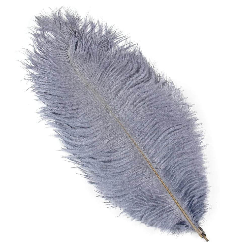 10PCS 15-60cm Big Ostrich Feathers White Ostrich Feather Plumes Carnaval Table Centerpieces Party Wedding Accessories Decoration