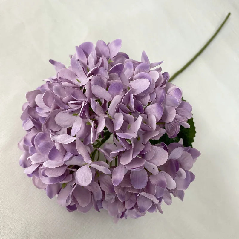 58cm Artificial Flowers Silk Hydrangea for Wedding Home Party Hotel Living Room Table Accessories Decoration