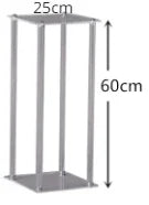 Clear Square Acrylic Artificial Flower Stand Display Stand Dessert Table Wedding Centerpieces for Tables Birthday Party Decor