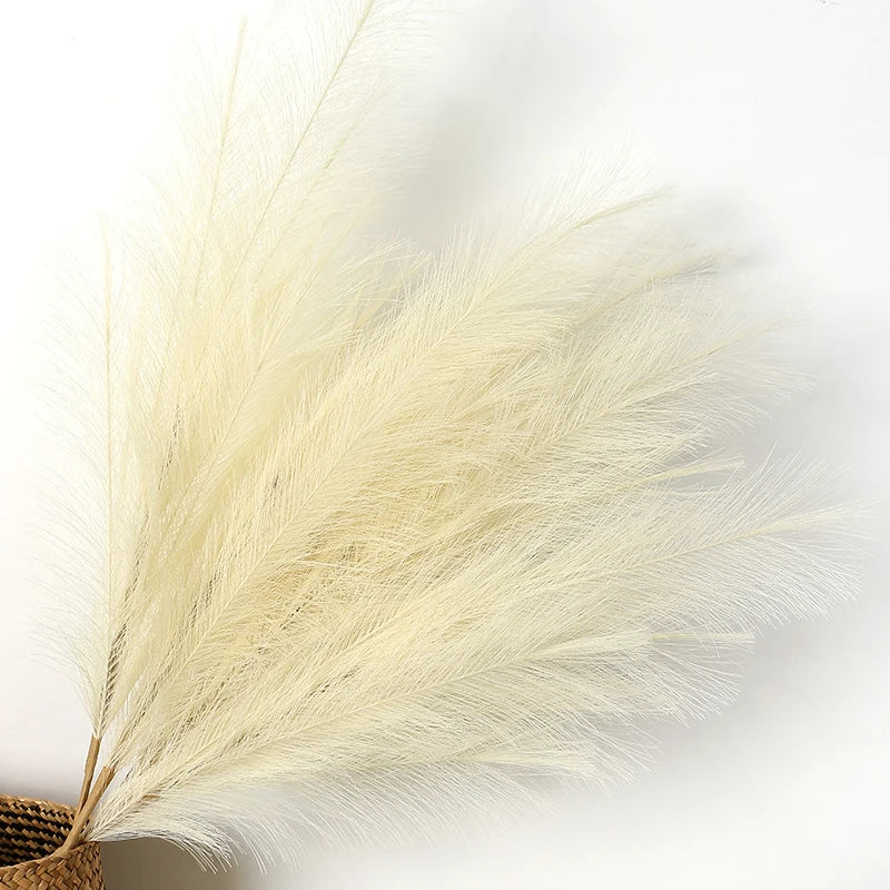 1PC Artificial Pampas Grass Fake Reeds Decor Vase Fillers Everlasting Flower Decor Centerpieces Wedding Arch Flower Faux Plants