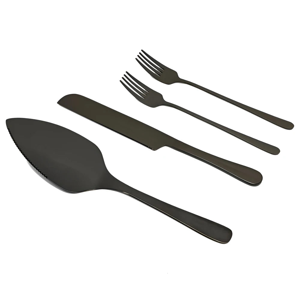 Wedding Cake Cutting Set, Personalized Cake Knife Server Forks Set Wedding, Bridal Shower for Laser Engraved Cake Cutting Set
