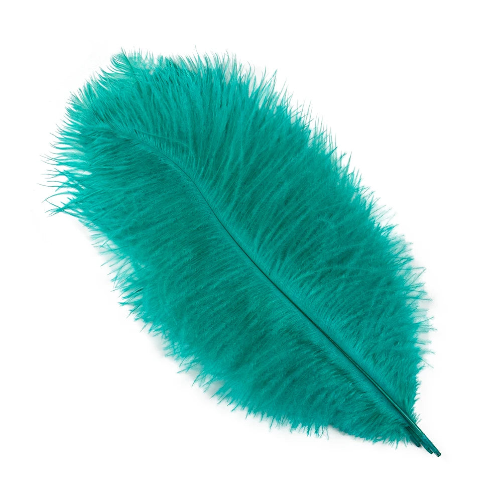 10PCS 15-60cm Big Ostrich Feathers White Ostrich Feather Plumes Carnaval Table Centerpieces Party Wedding Accessories Decoration