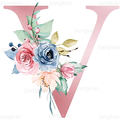 Personalised Pillow Cases Custom Initial Flower with Name Cushion Cover Decortion Pillowcase Housewarming Birthday Wedding Gifts