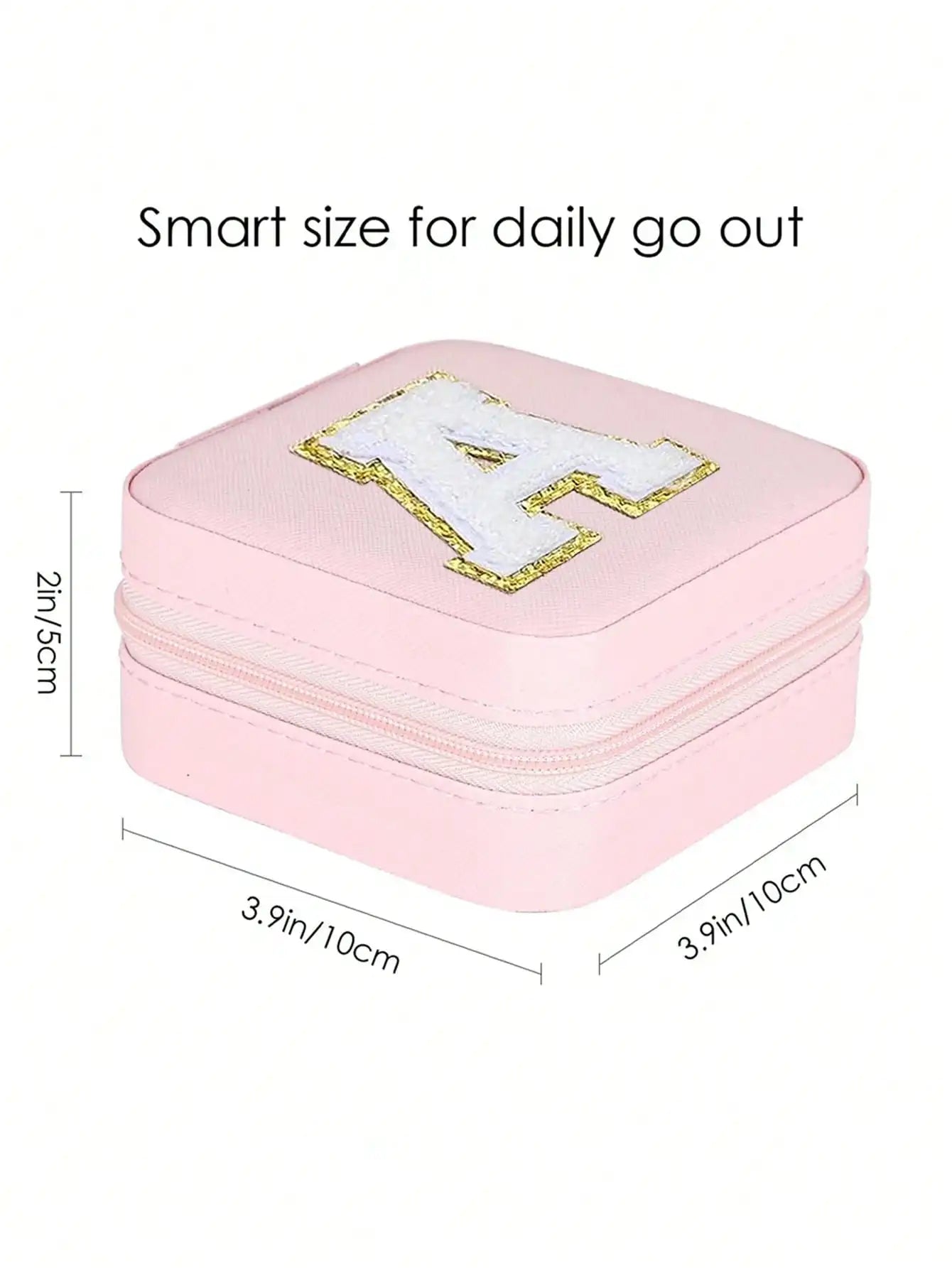 New creative letter jewelry box portable travel ring necklace earrings stud earrings earrings earrings earrings storage box-liu