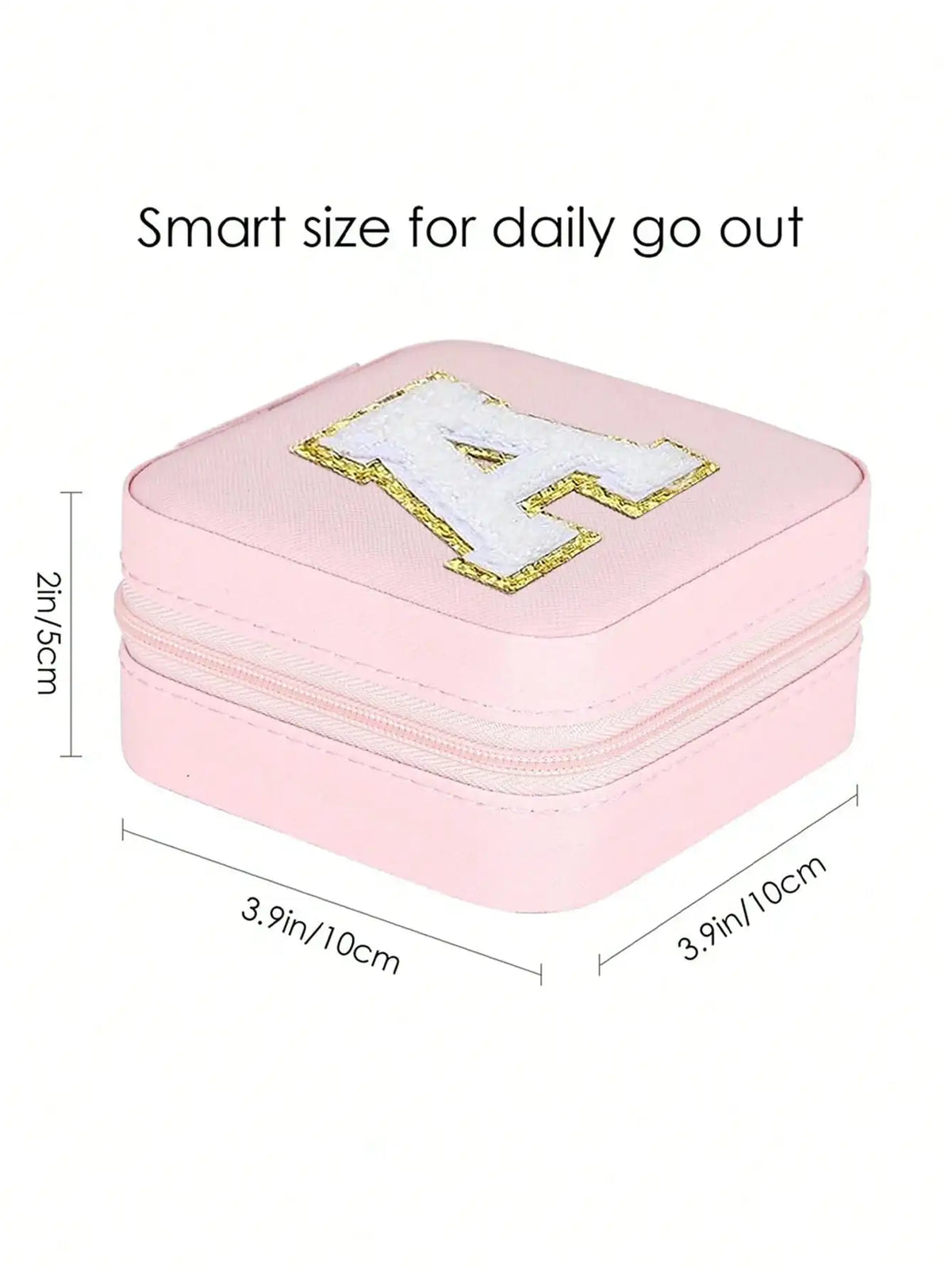 New creative letter jewelry box portable travel ring necklace earrings stud earrings earrings earrings earrings storage box-liu