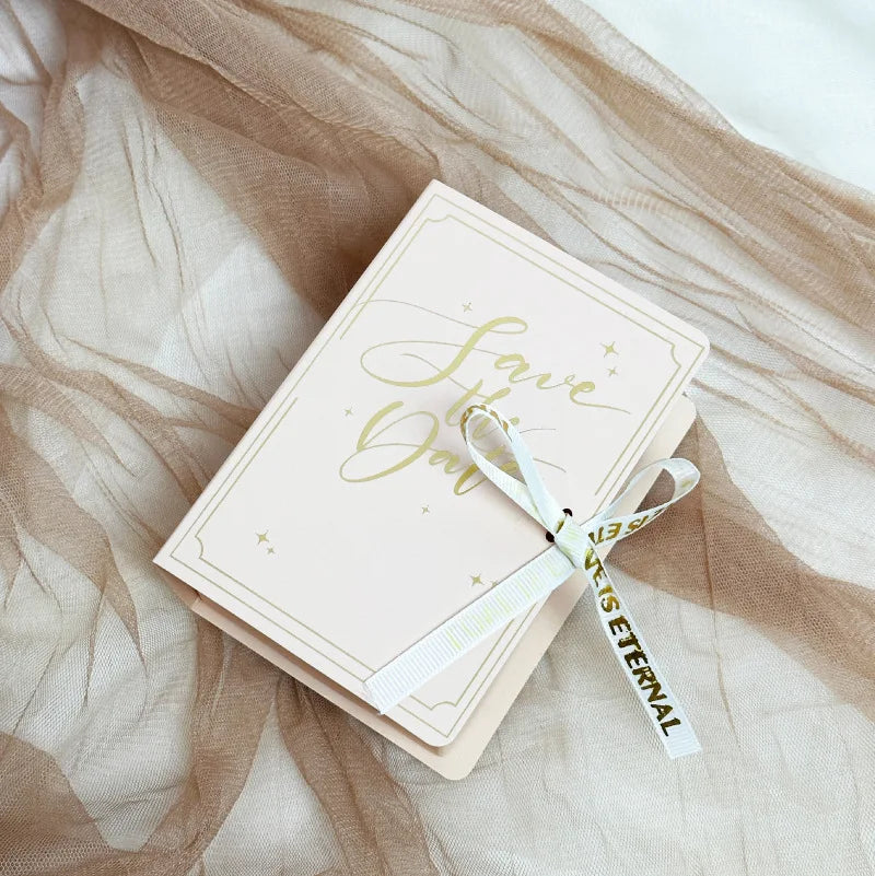 20/50pcs Creative Book Gift Box With Ribbon Wedding Souvenir Candy Cake Cookies Packaging Box Birthday Party Favours Decoration