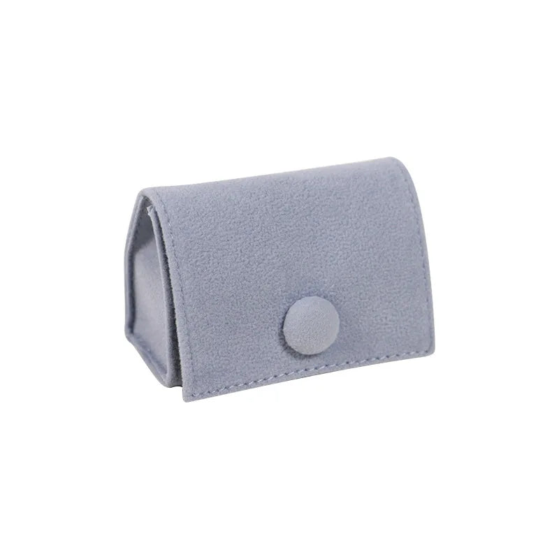1Pc Jewelry Velvet Bag for Travel Ring Earrings Storage Pouch Mini Portable Button Gift Bag Flannel Jewelry Packaging Box Joyero