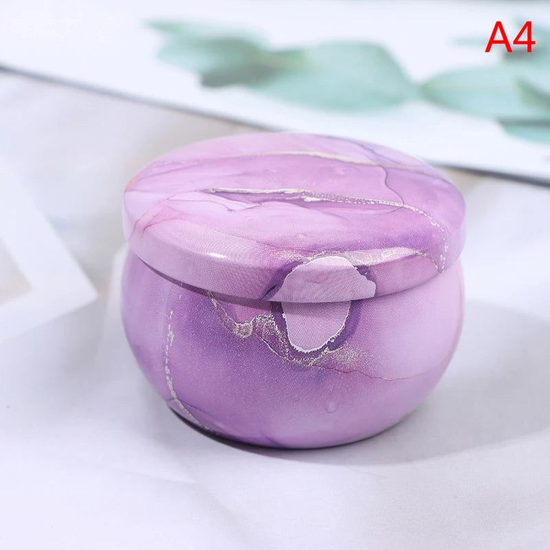 Drum-shaped Jewelry Candy Cookie Box Festive Party Supplies Rose Tea Pot Tin Box Small Fresh Home Garden Personality Jewelry Box