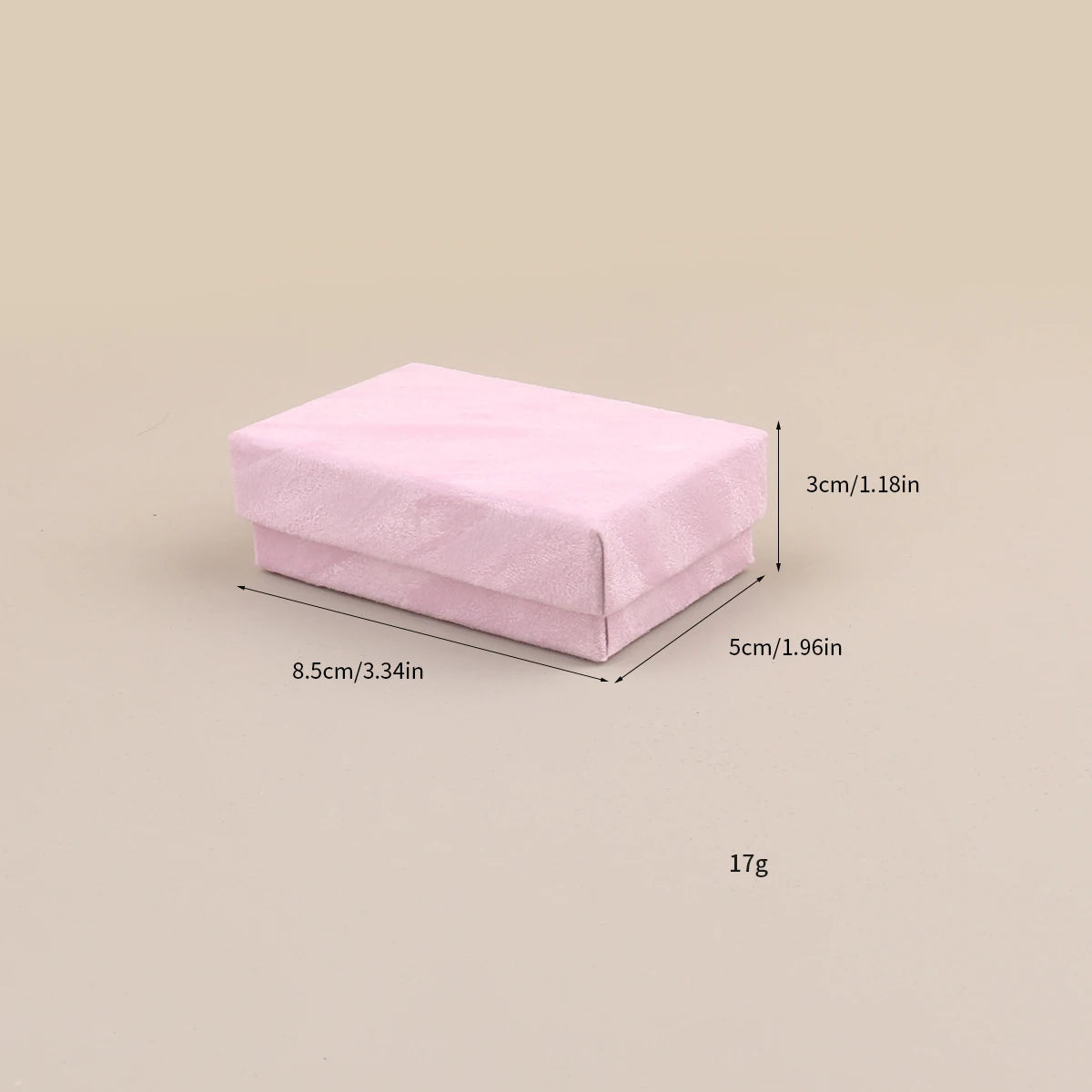 6pcs Velvet Jewelry Set Gift Box Ring Necklace Bracelets Earring Gift Packaging Boxes With Sponge Inside Rectangle