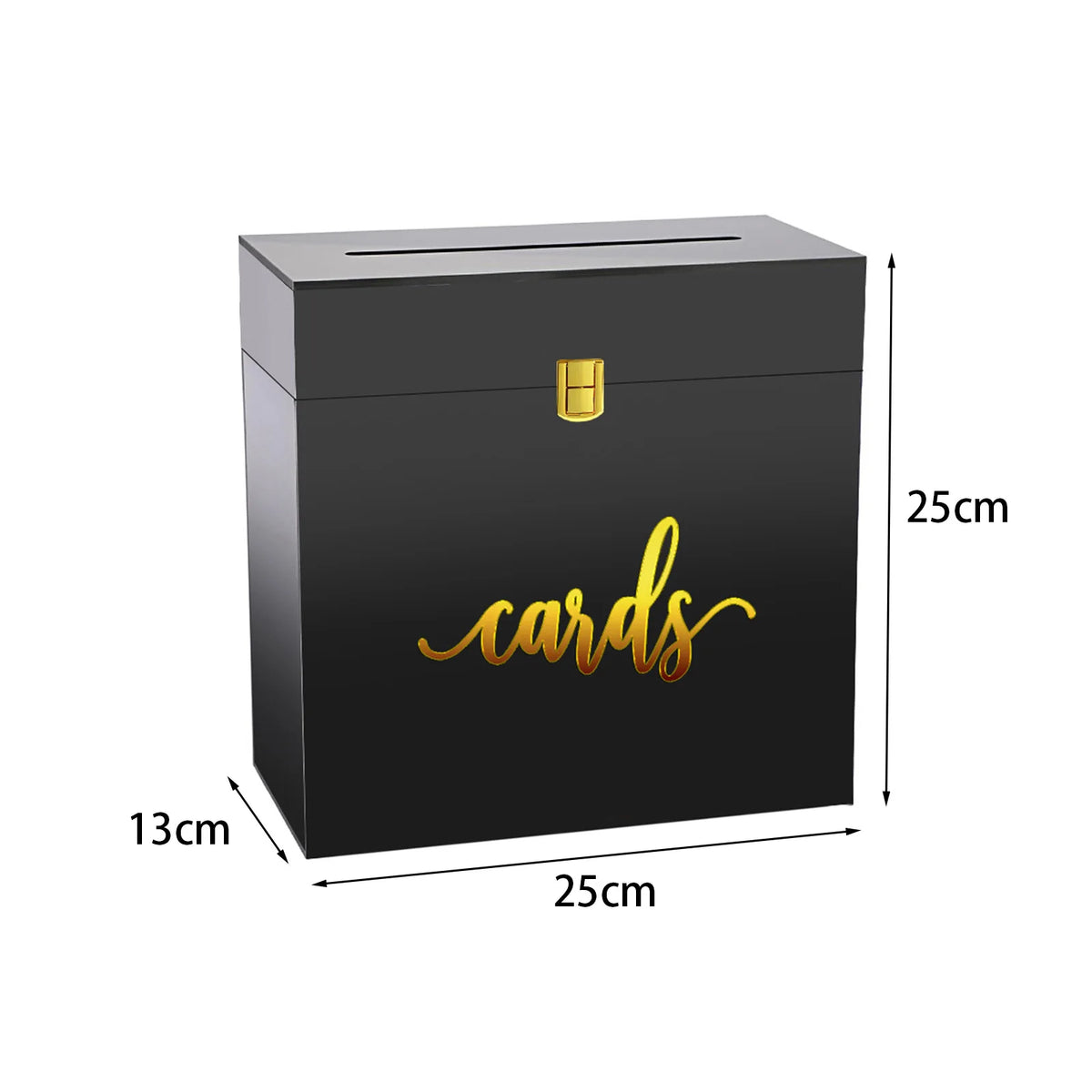 Large Acrylic Card Box DIY Large Envelope Gift Card Box Acrylic Wedding Money Box for Anniversary Shower Birthday Decorations