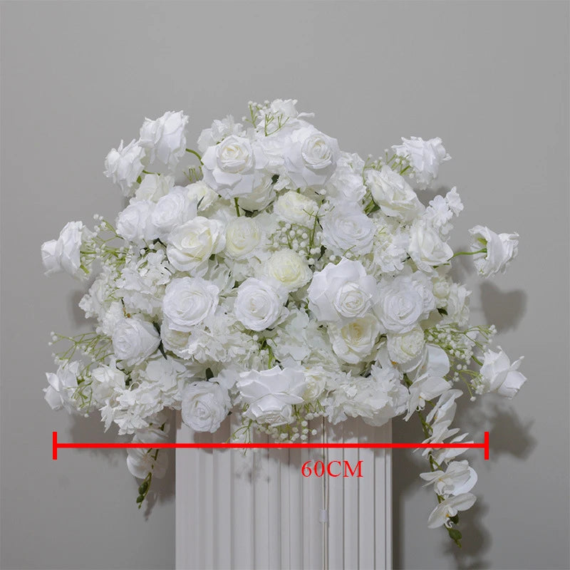 Wedding Props Artificial Fower Wedding Decoration Arch Arrangement Babybreath Rose Runner Flower Row Road Leading Flower Ball