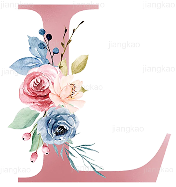 Personalised Pillow Cases Custom Initial Flower with Name Cushion Cover Decortion Pillowcase Housewarming Birthday Wedding Gifts