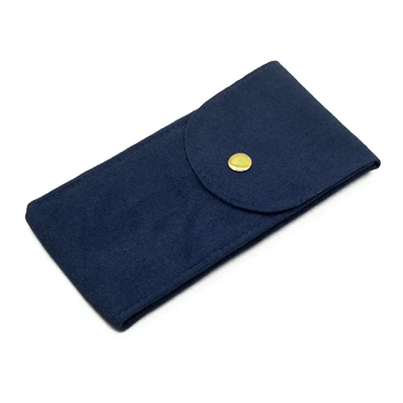 Wholesale Top Velvet Snap Watch Flannel Bag Packaging Bag Ring Bracelet Gift Bag Travel Storage Case for Men Women Watch Lovers