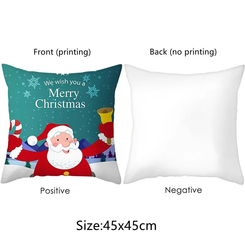 45x45cm marine organism ship printed pattern cushion cover for home living room sofa bedroom decoration pillow case