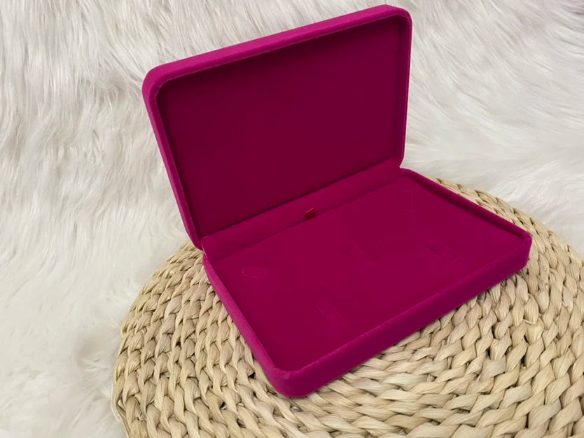Personalise Flannel Jewelry Box Cutom Wedding Ring Box Necklace Ring Earring Bracelet Gift Boxs Wedding Jewelry Box For Bride