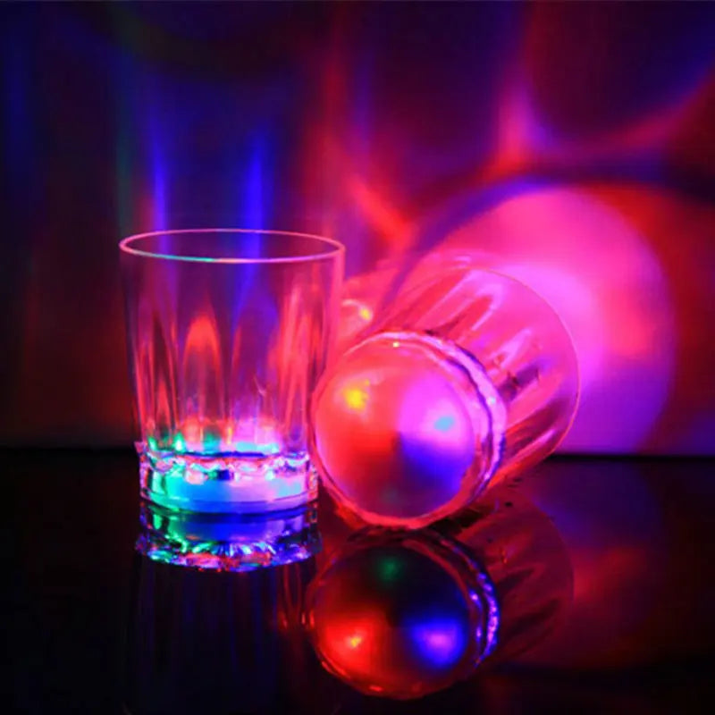 6/12/24Pcs LED Glowing Glasses Cup Light Up Shot Cup LED Flash Drinking Glasses Light Up Shot Glasses Party Glow In The Dark