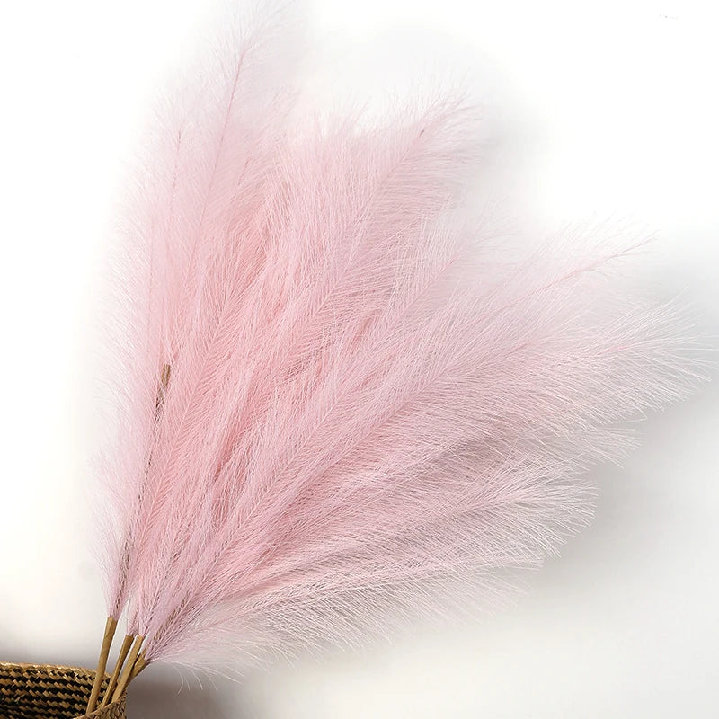 1PC Artificial Pampas Grass Fake Reeds Decor Vase Fillers Everlasting Flower Decor Centerpieces Wedding Arch Flower Faux Plants