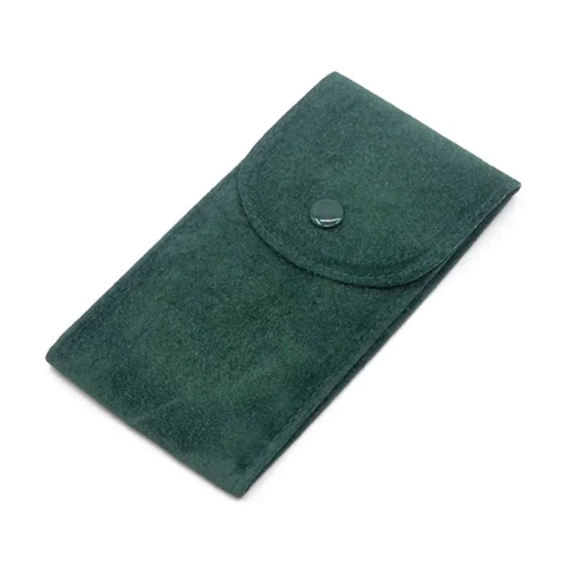 Wholesale Top Velvet Snap Watch Flannel Bag Packaging Bag Ring Bracelet Gift Bag Travel Storage Case for Men Women Watch Lovers