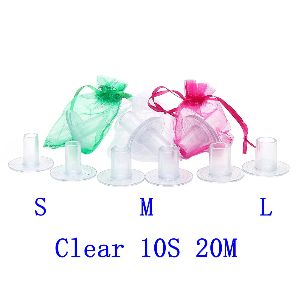 30 Pair/Lot Silver Powder Silicone High Heel Protectors for Grass Women Shoe Heel Savers Anti-slip Heel Guards for Wedding Party