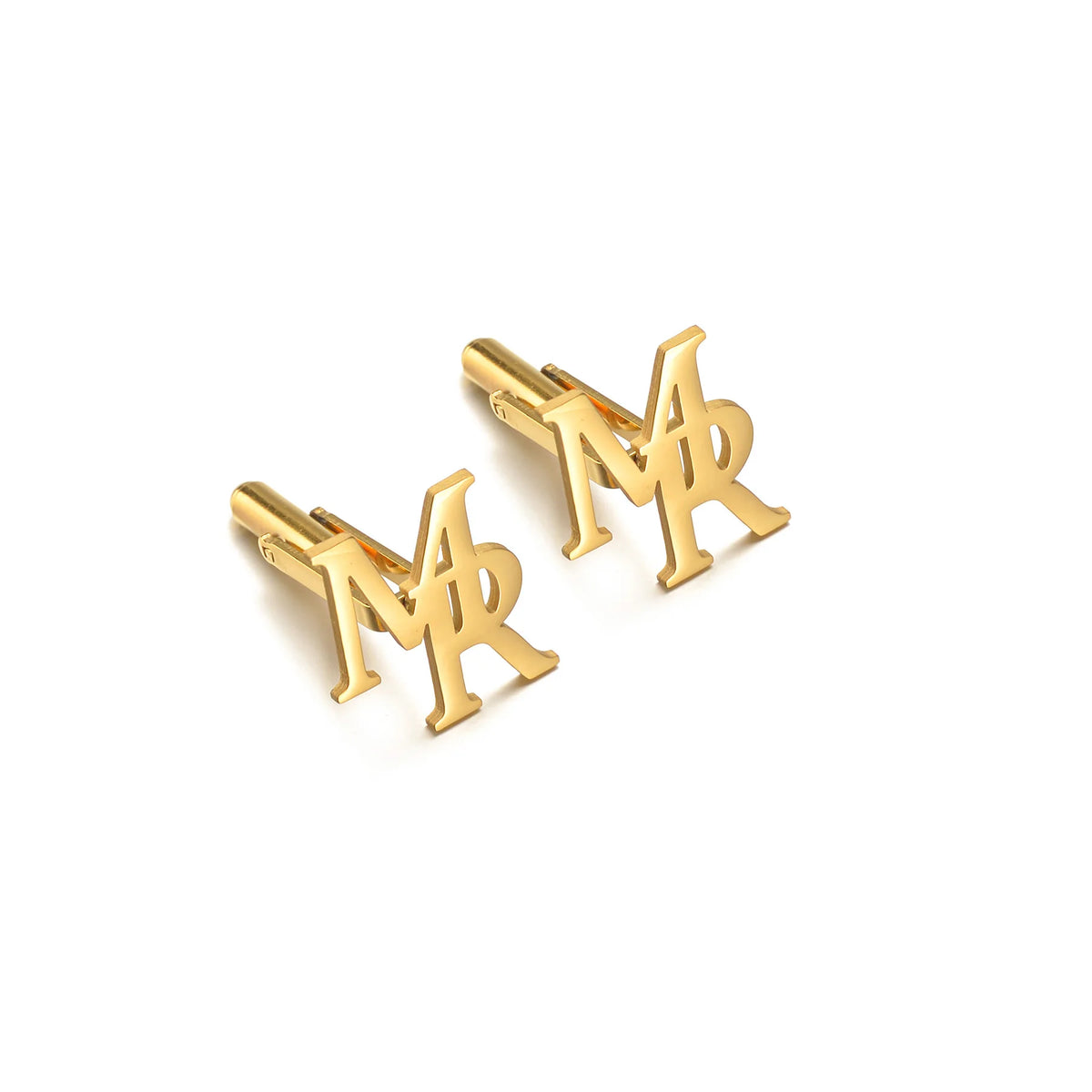 Atoztide Fashion Personalized Custom Name Cufflinks for Men Shirt Cuff Buttons Letter Initials Jewelry Wedding GiftsAccessories