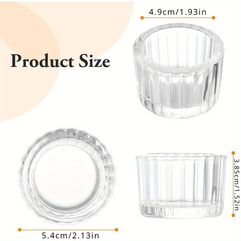 1pc Tealight Candle Holders Thick Clear Glass Tea Light Holder Bulk Votive Candle Holders for Wedding Table Decor Candle Holder