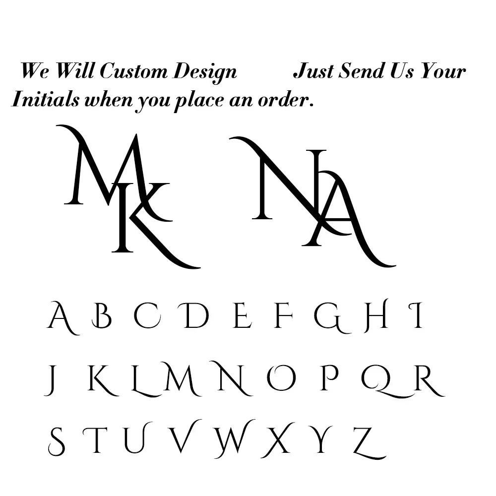 Skyrim 2pcs Custom Cufflinks Men Stainless Steel Personalized Initials Letter Cufflink for Suit Trendy Jewelry Wedding Gift